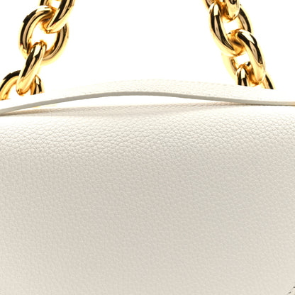 Bottega Veneta Calfskin Mount Envelope Bag White 7 of 9