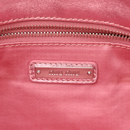 Miu Miu Paillettes Crystal Sequin Flap Rosa 6 of 11