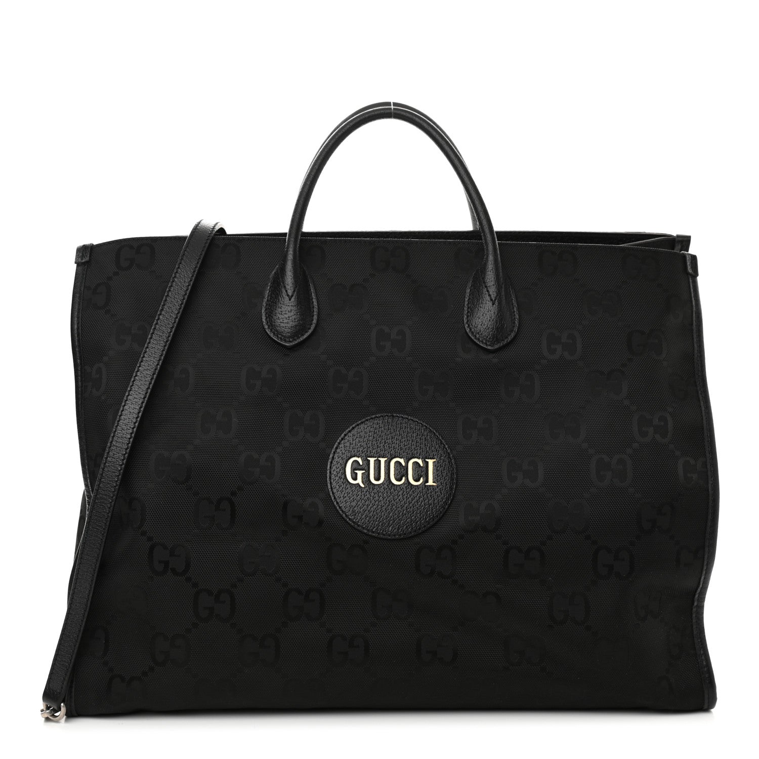 Gucci Econyl Nylon Monogram Large Off The Grid Tote Bag Black 1 of 10