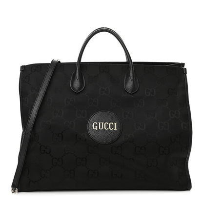 Gucci Econyl Nylon Monogram Large Off The Grid Tote Bag Black 1 of 10