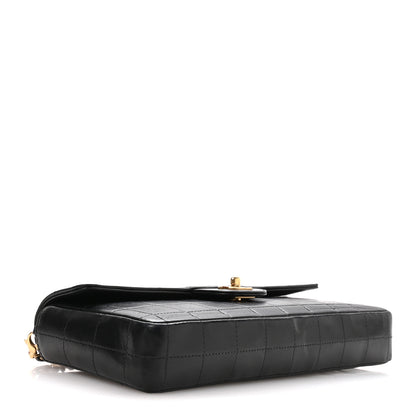 Chanel Lambskin East West Chocolate Bar Flap Black 4 of 11