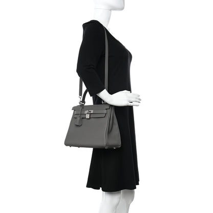 Hermes Togo Kelly Retourne 28 Etain 2 of 11