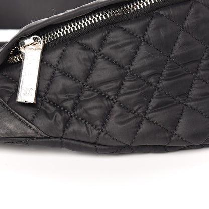 Chanel Nylon Quilted Waist Bag Black 8 of 10