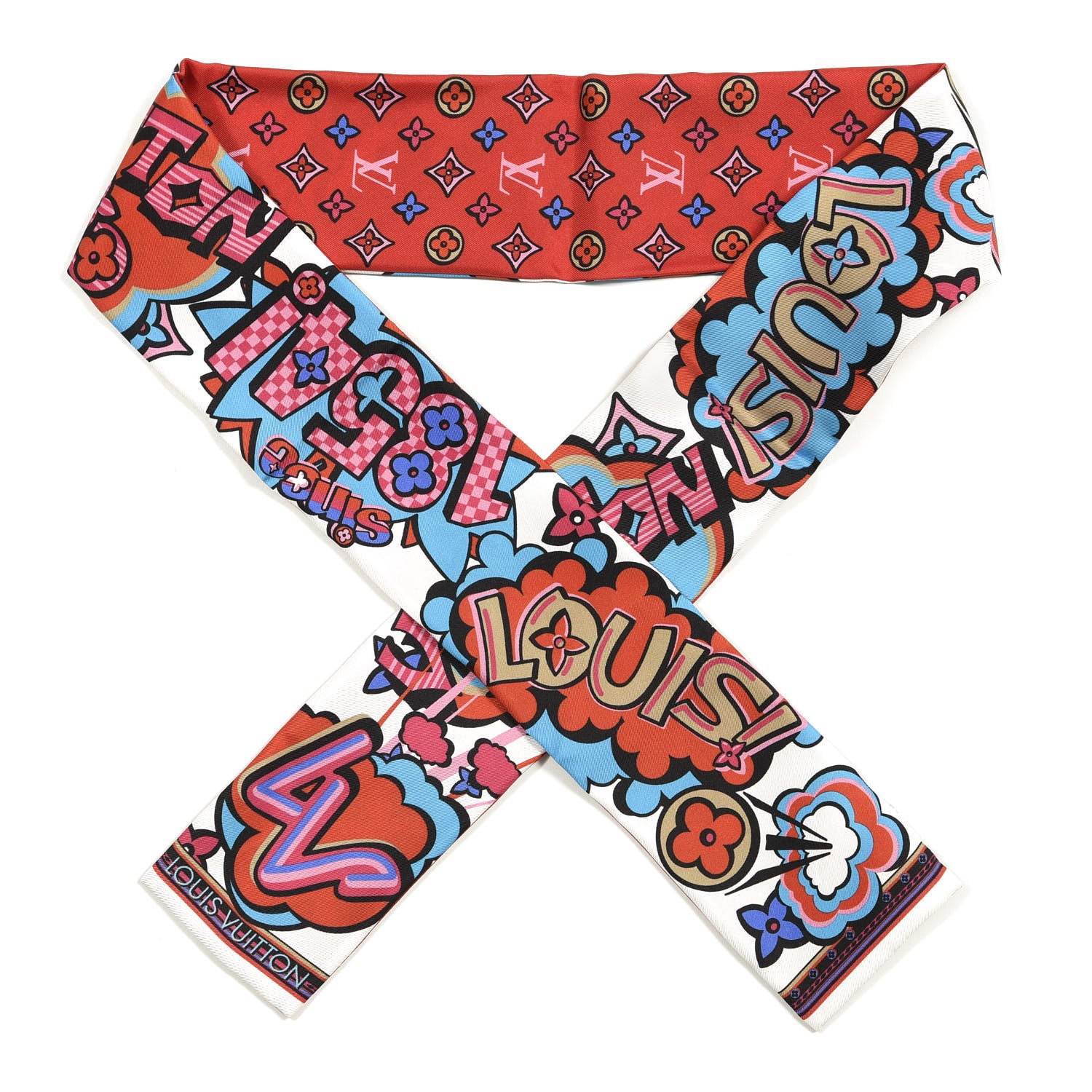 Louis Vuitton Silk Street Monogram Bandeau White 1 of 3