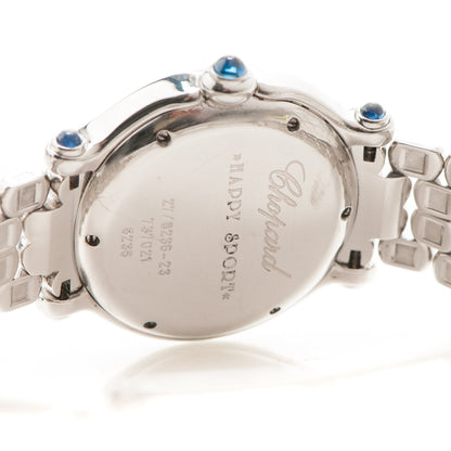 Chopard Stainless Steel 7 Diamond 32mm Happy Sport Quartz Watch 7 of 9