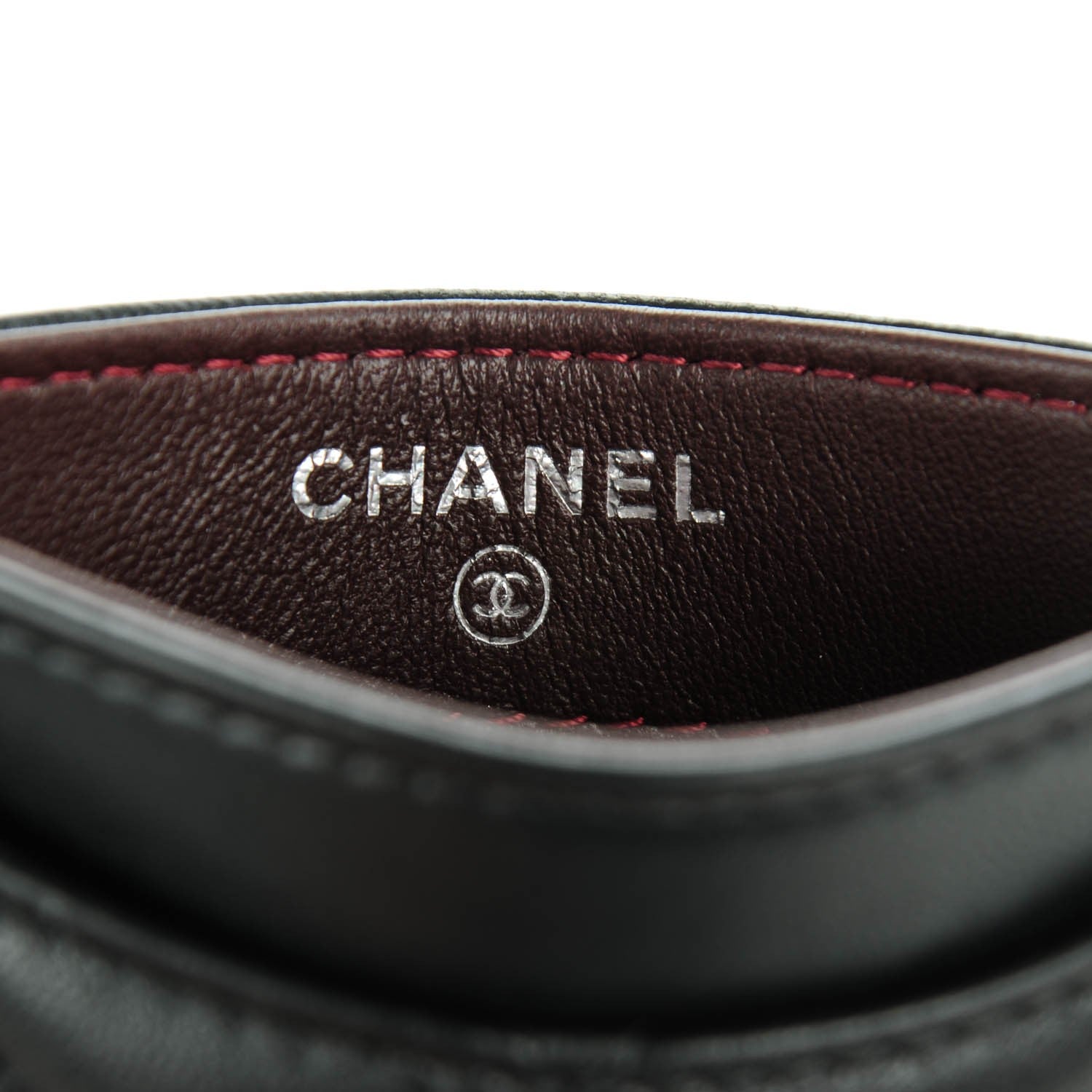 Chanel Lambskin Quilted Card Holder Black 6 of 8
