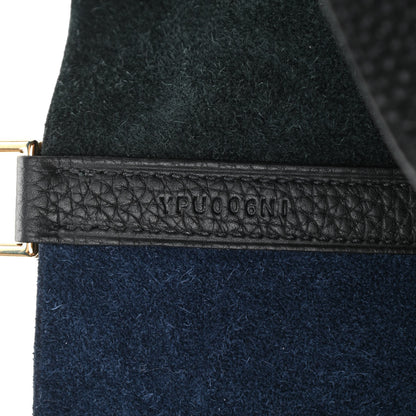 Hermes Taurillon Clemence Casaque Picotin Lock 22 MM Bleu Nuit Black Blue Frida 7 of 10