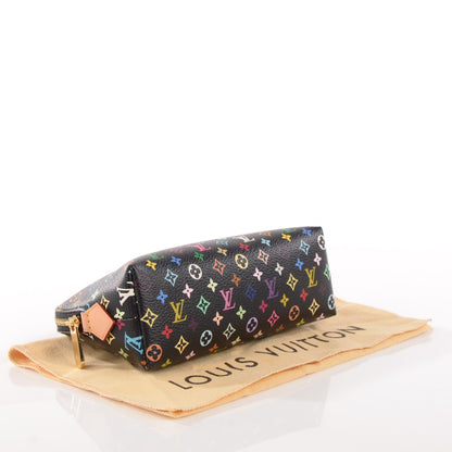 Louis Vuitton Monogram Multicolor Cosmetic Pouch Black Grenade 4 of 7