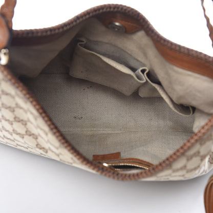 Gucci Monogram Medium Marrakech Hobo Camel 6 of 21