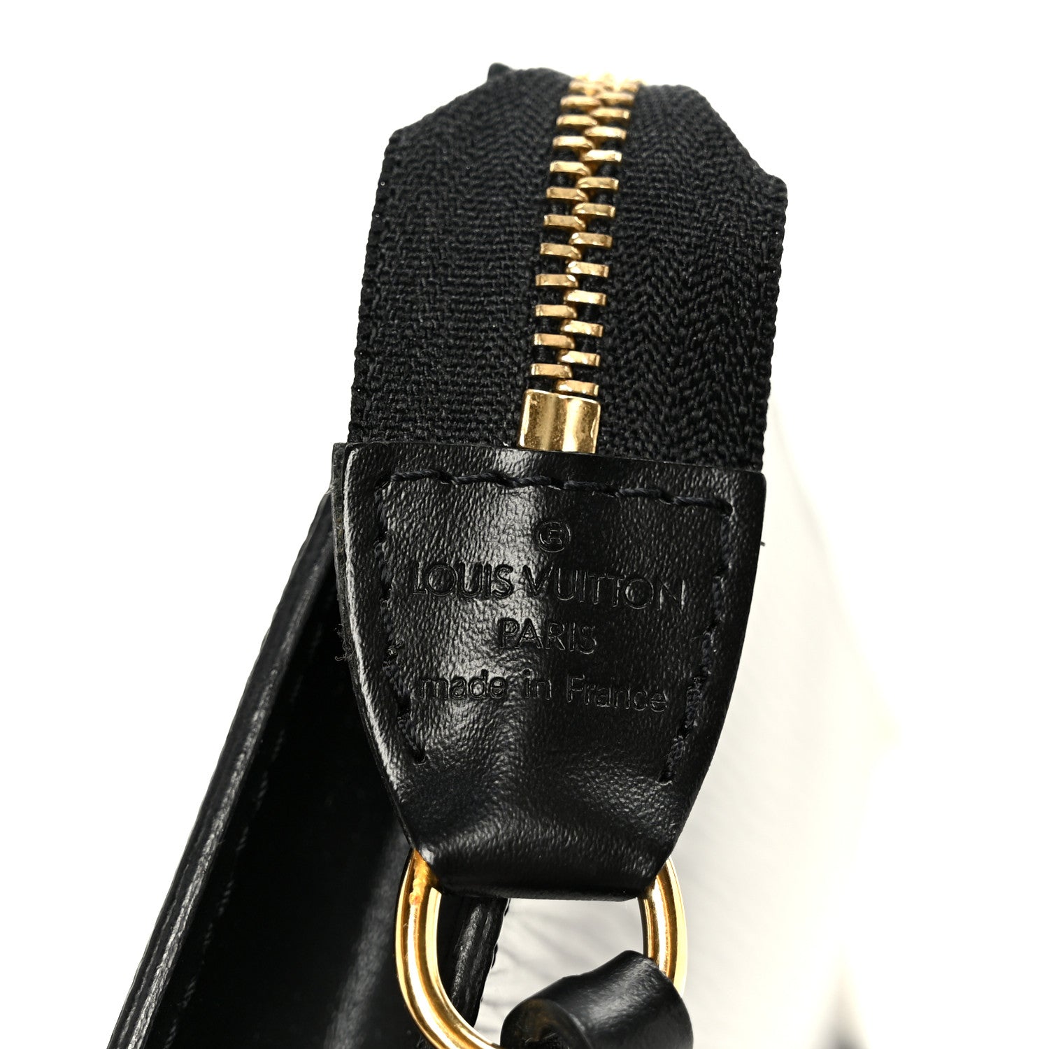 Louis Vuitton Epi Pochette Accessories 21 Black 7 of 10
