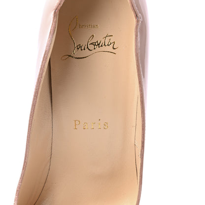Christian Louboutin Patent Hot Chick 100 Pumps 36 Nude 2 of 7