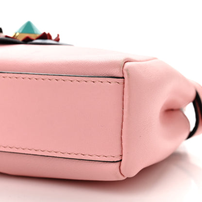 Fendi Nappa Flowerland Micro Peekaboo Iconic Satchel Bubblegum Multicolor 11 of 11