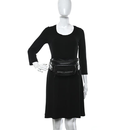 Saint Laurent Nylon Logo Ripstop Body Belt Bag Black 2 of 9