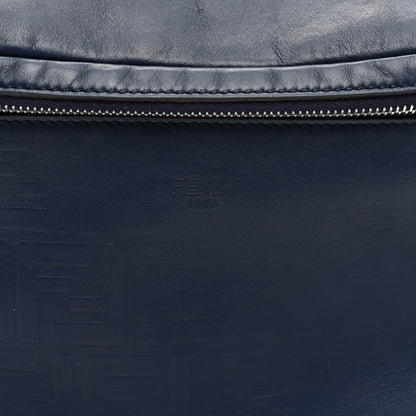 Fendi Vitello Grace FF Gradient Embossed Belt Bag Blueberry 8 of 10