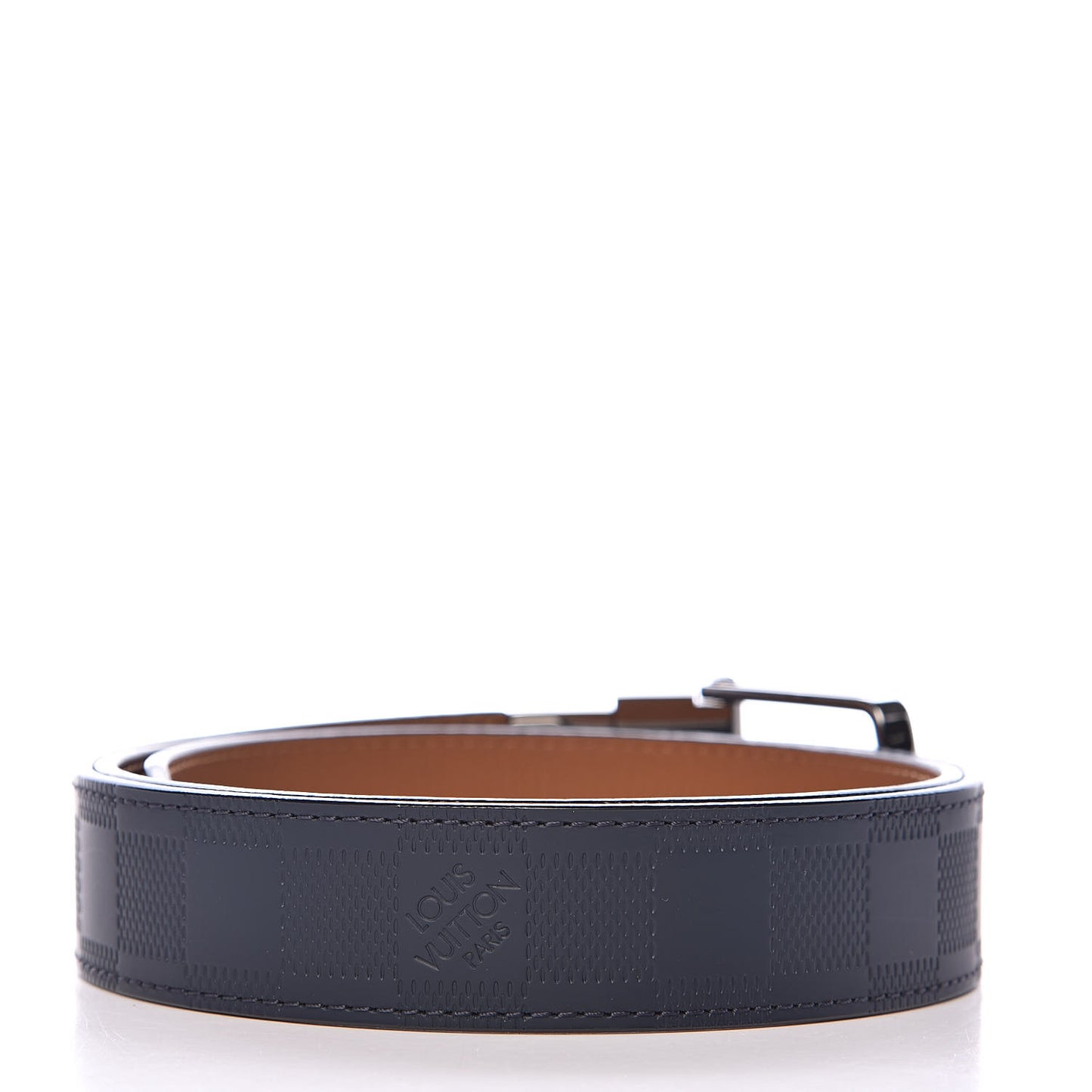 Damier Infini Calfskin Boston 30mm Reversible Belt 85 34 Cosmos
