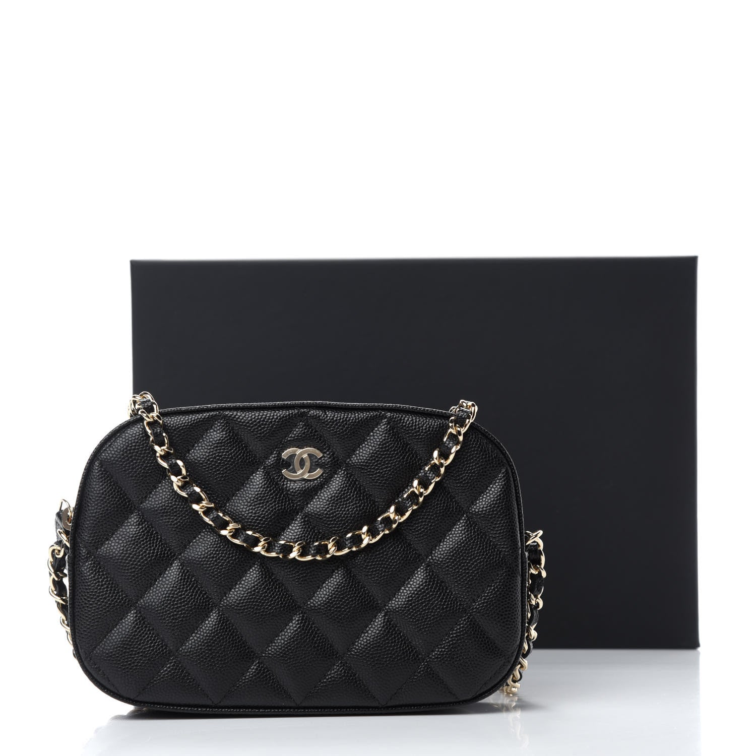Chanel Caviar Quilted Vanity With Chain Black 13 of 13