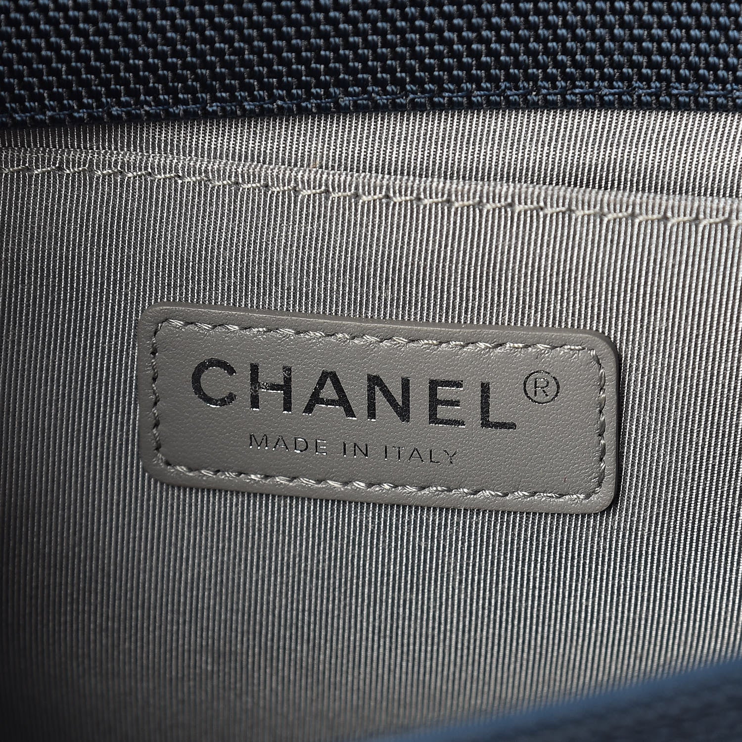 Chanel Canvas Quilted Medium Fluo Boy Flap Dark Navy Fuchsia Grey 6 of 10