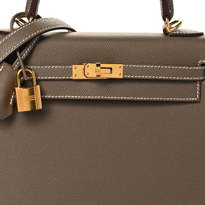Hermes Epsom Kelly Sellier 25 Etoupe 8 of 13