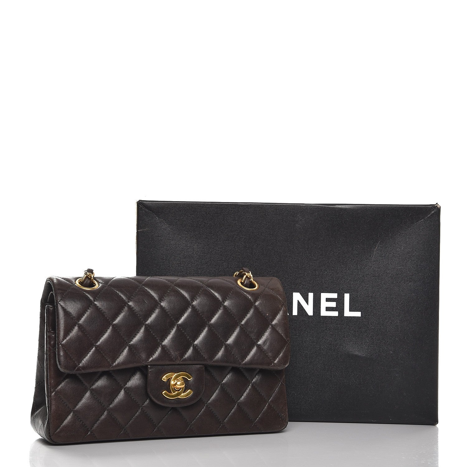 Chanel Lambskin Quilted Small Double Flap Black 17 of 17