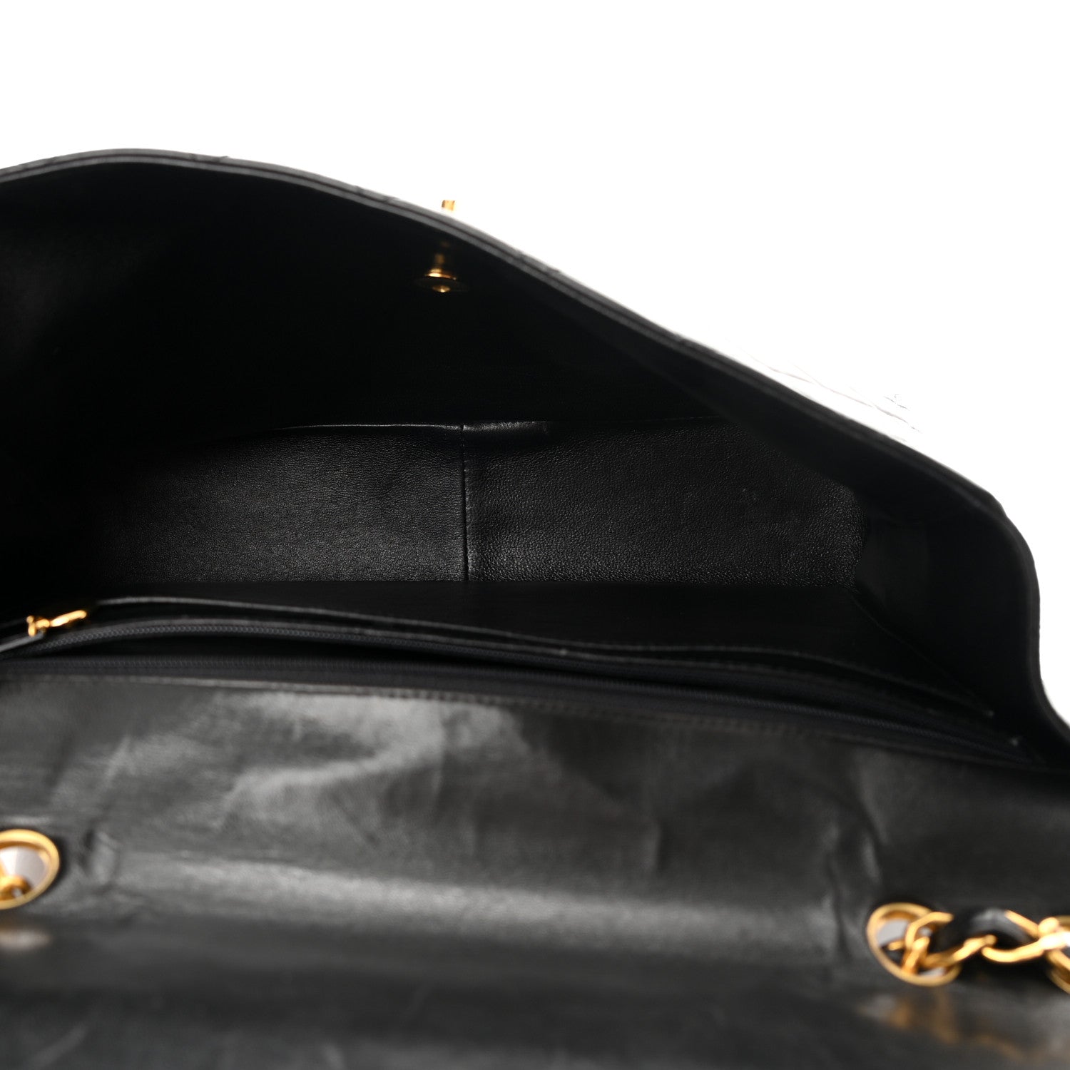 Chanel Lambskin Quilted Jumbo Single Flap Black 4 of 19