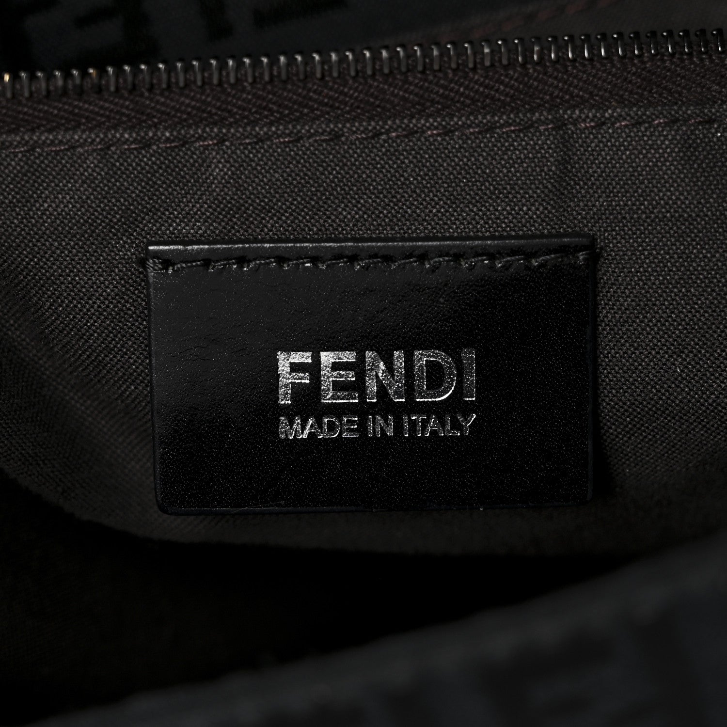 Fendi Zucchino Mama Baguette Black 6 of 10