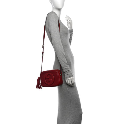 Gucci Sakai Be Green Calfskin Diagonal Stitched Small Blondie Shoulder Bag Rosso 2 of 10