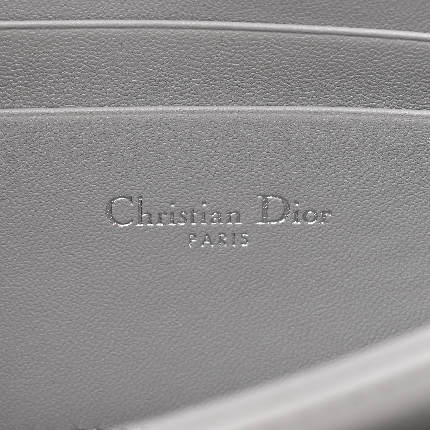 Iridescent Metallic Lambskin Cannage Mini My Dior Bag Silver