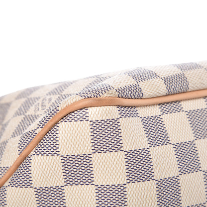Louis Vuitton Damier Azur Delightful MM Rose Ballerine 10 of 14