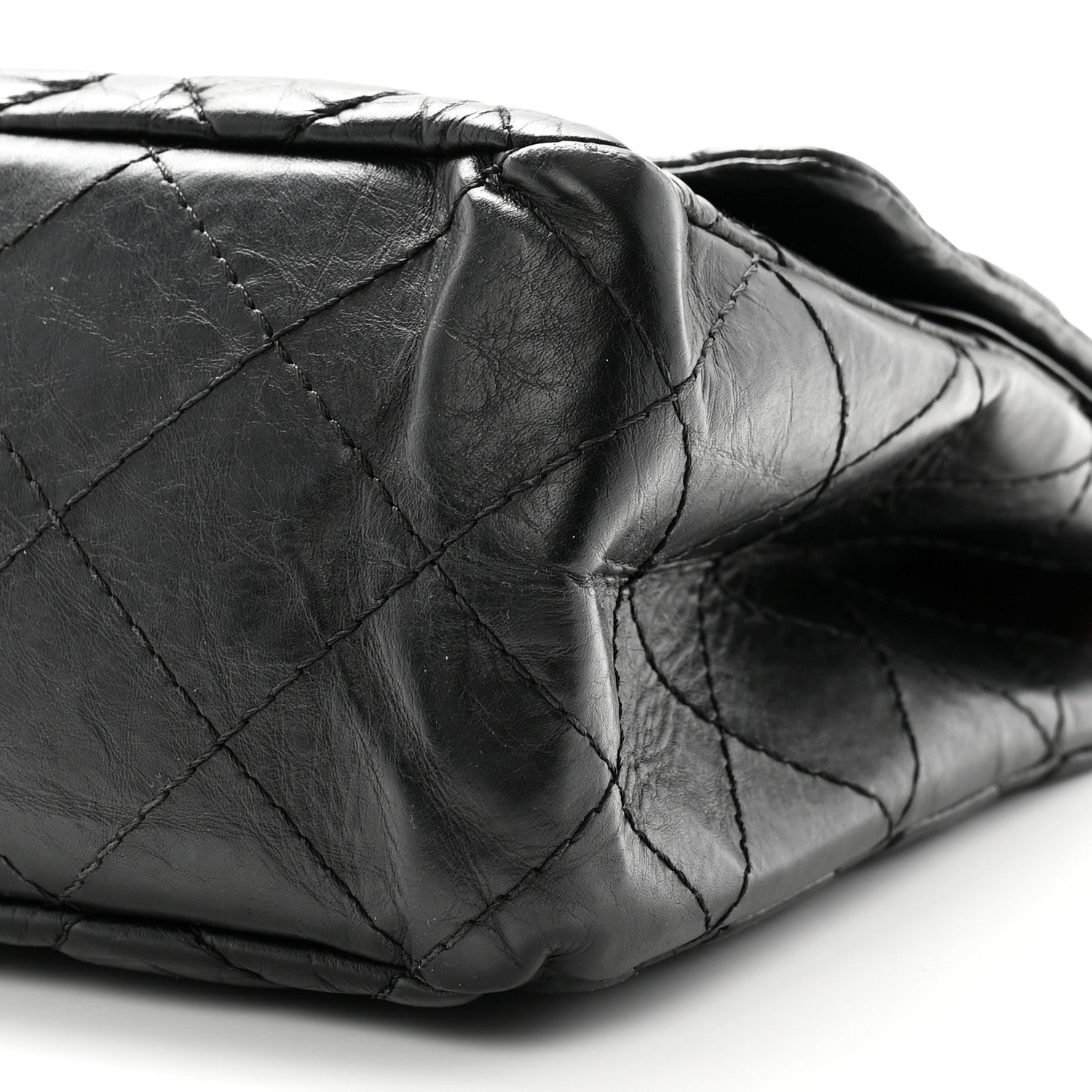 Chanel Aged Calfskin Quilted 2.55 Reissue 227 Flap Black 10 of 13