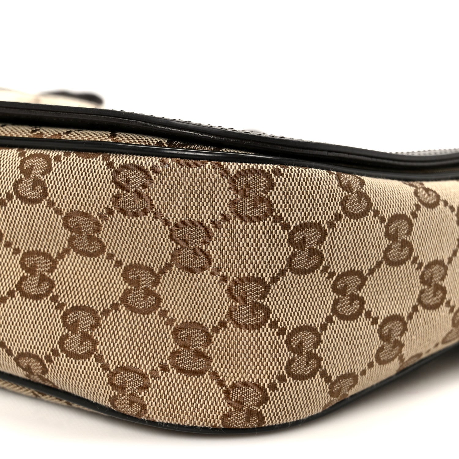 Gucci Monogram Flap Messenger Bag Beige Dark Brown 11 of 11