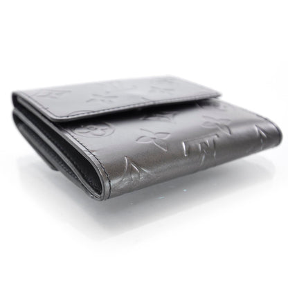 Louis Vuitton Mat Monogram Elise Wallet Black 4 of 7