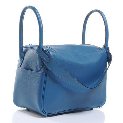 Hermes Veau Evercolor Lindy 26 Bleu de Galice 3 of 9
