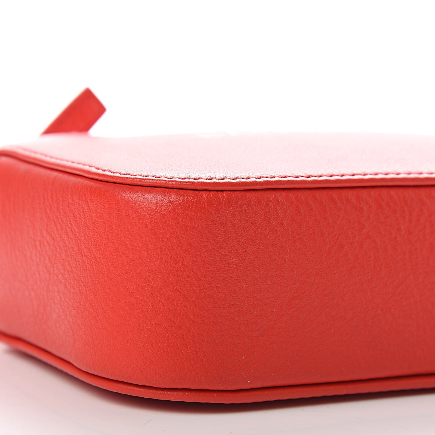 Smooth Calfskin Logo XS Everyday Camera Bag Vivid Red Black