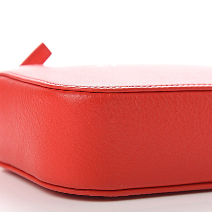 Balenciaga Smooth Calfskin Logo XS Everyday Camera Bag Vivid Red Black 8 of 9