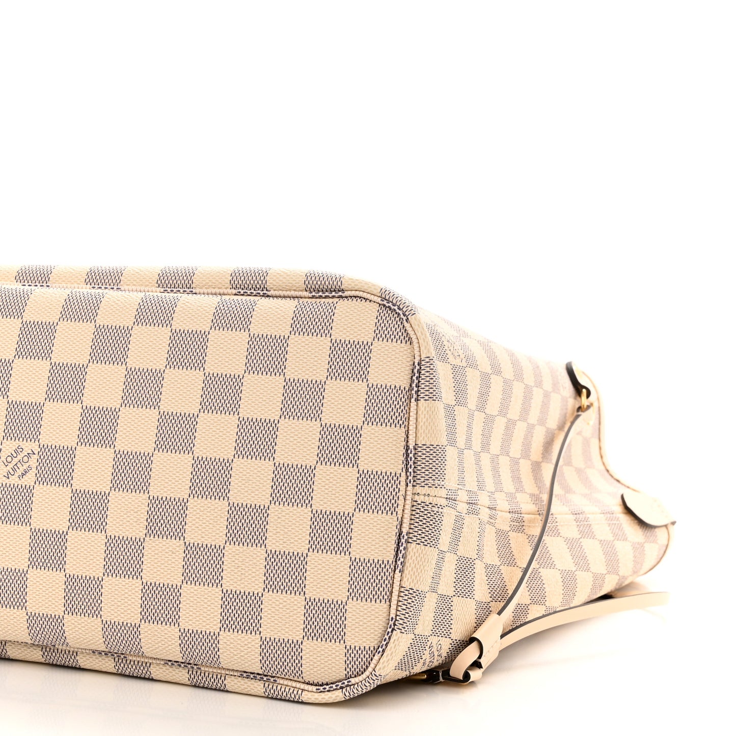 Damier Azur Braided Neverfull MM Pink