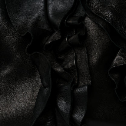 Prada Nappa Ruffle Hobo Black 7 of 10