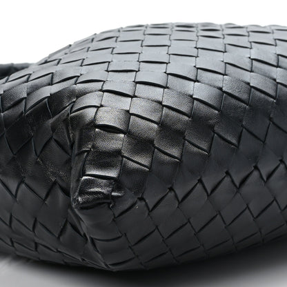 Bottega Veneta Calfskin Intrecciato Small Hop Black 7 of 8
