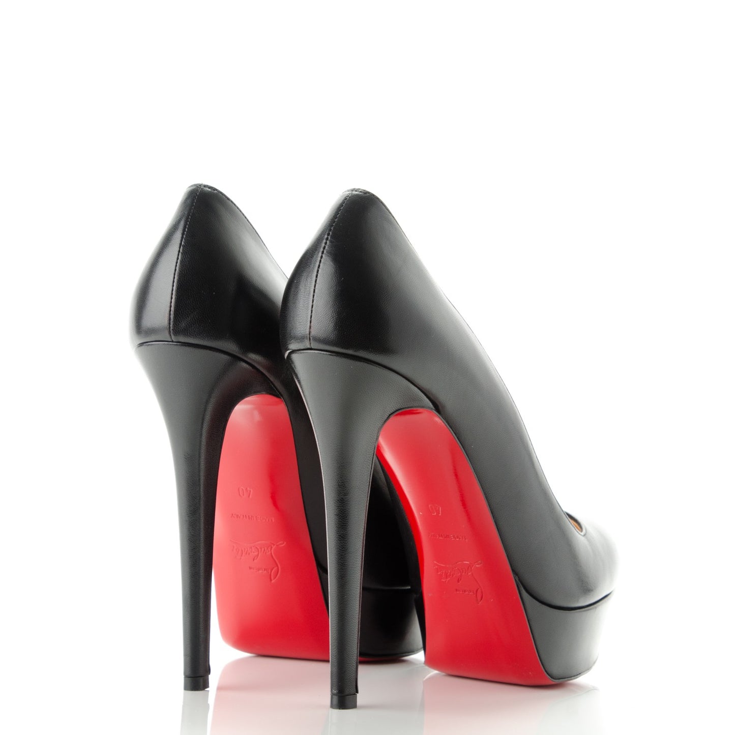 Nappa Bianca 140 Pumps 40 Black