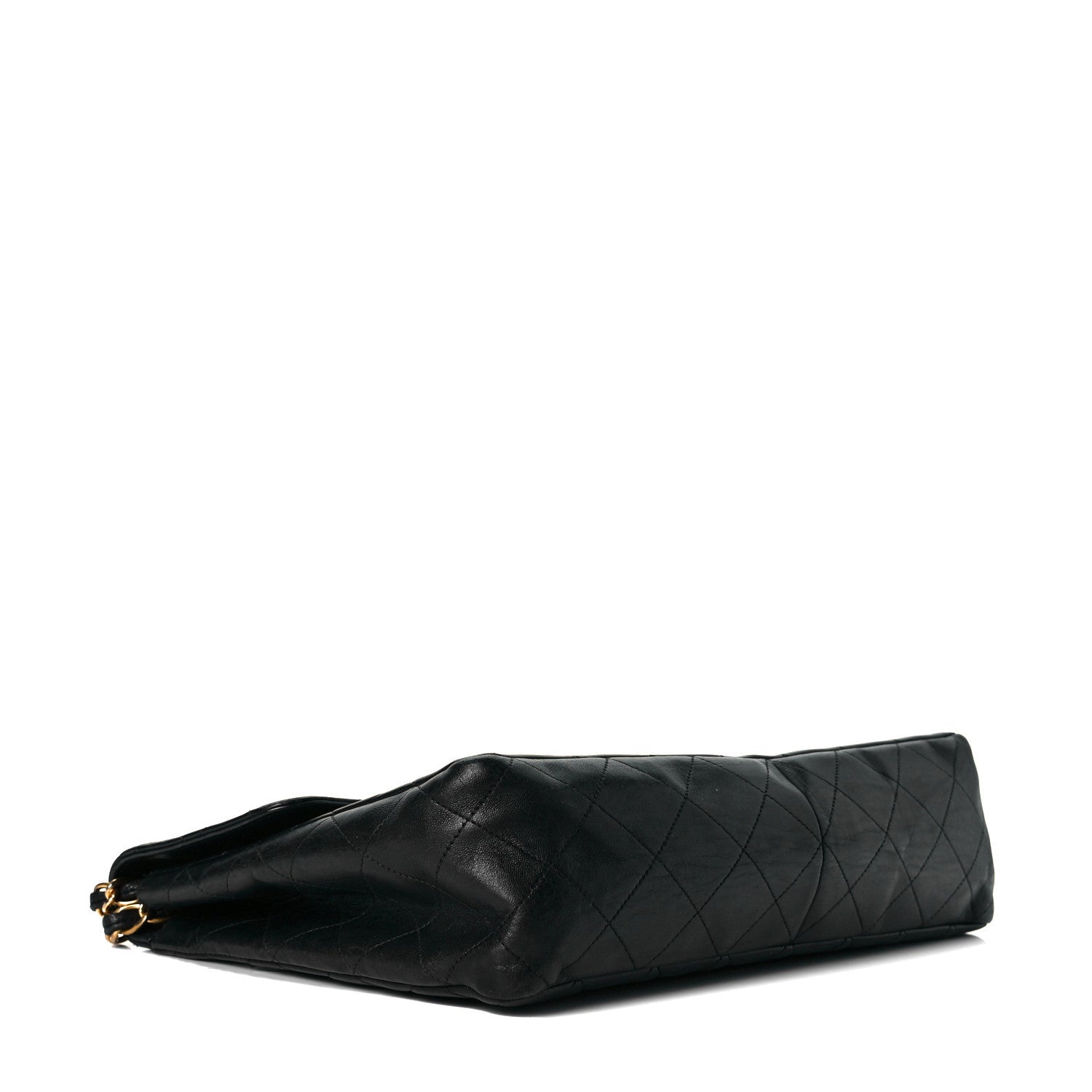 Chanel Lambskin Quilted Jumbo Single Flap Black 3 of 6