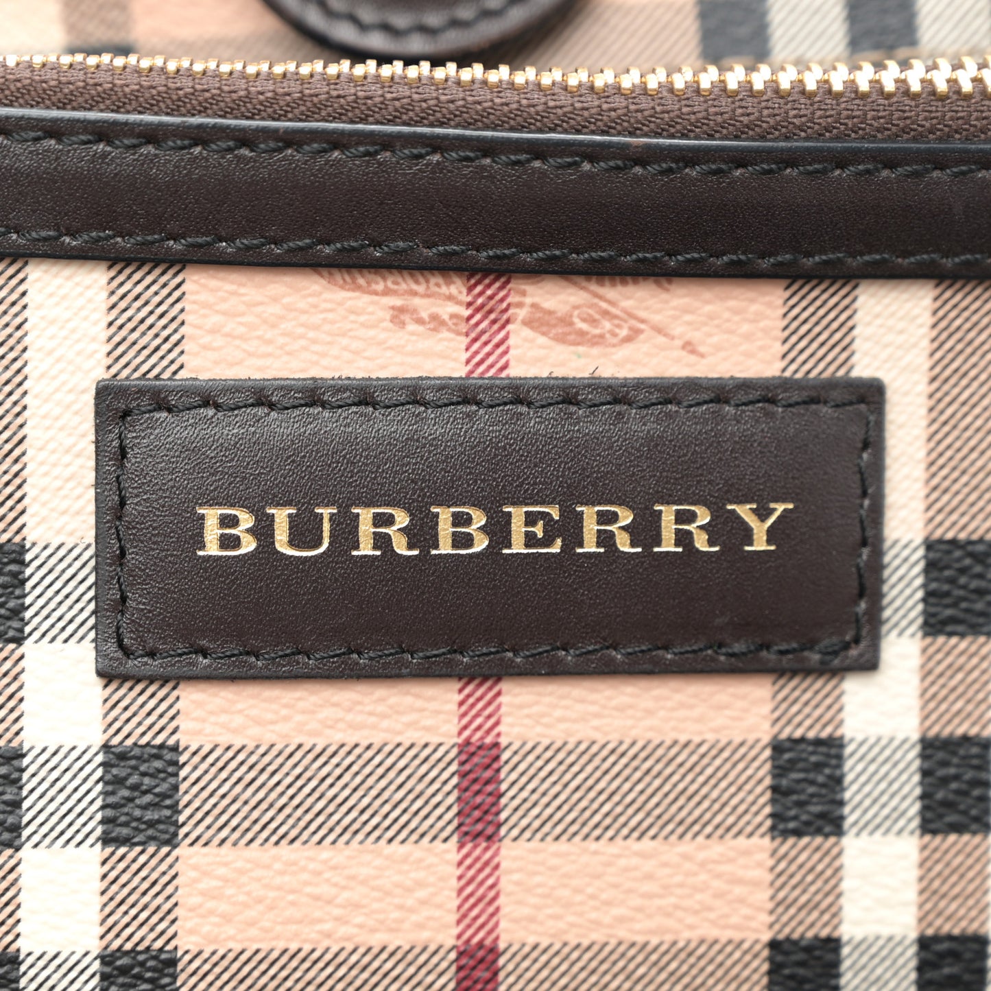 Haymarket Check Large Canterbury Tote Chocolate