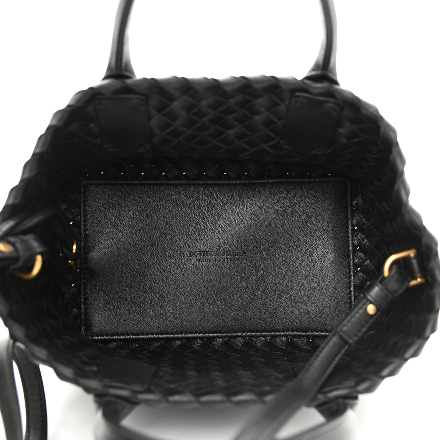 Nappa Intrecciato Mini Cabat Black