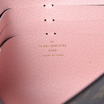 Louis Vuitton Monogram Jeanne Wallet Rose Ballerine 7 of 11