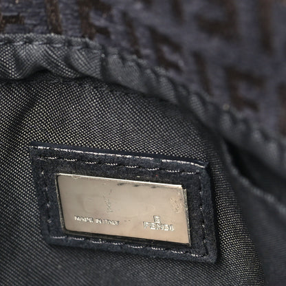 Fendi Zucchino Vitello Mini Mama Baguette Black Moro 6 of 10