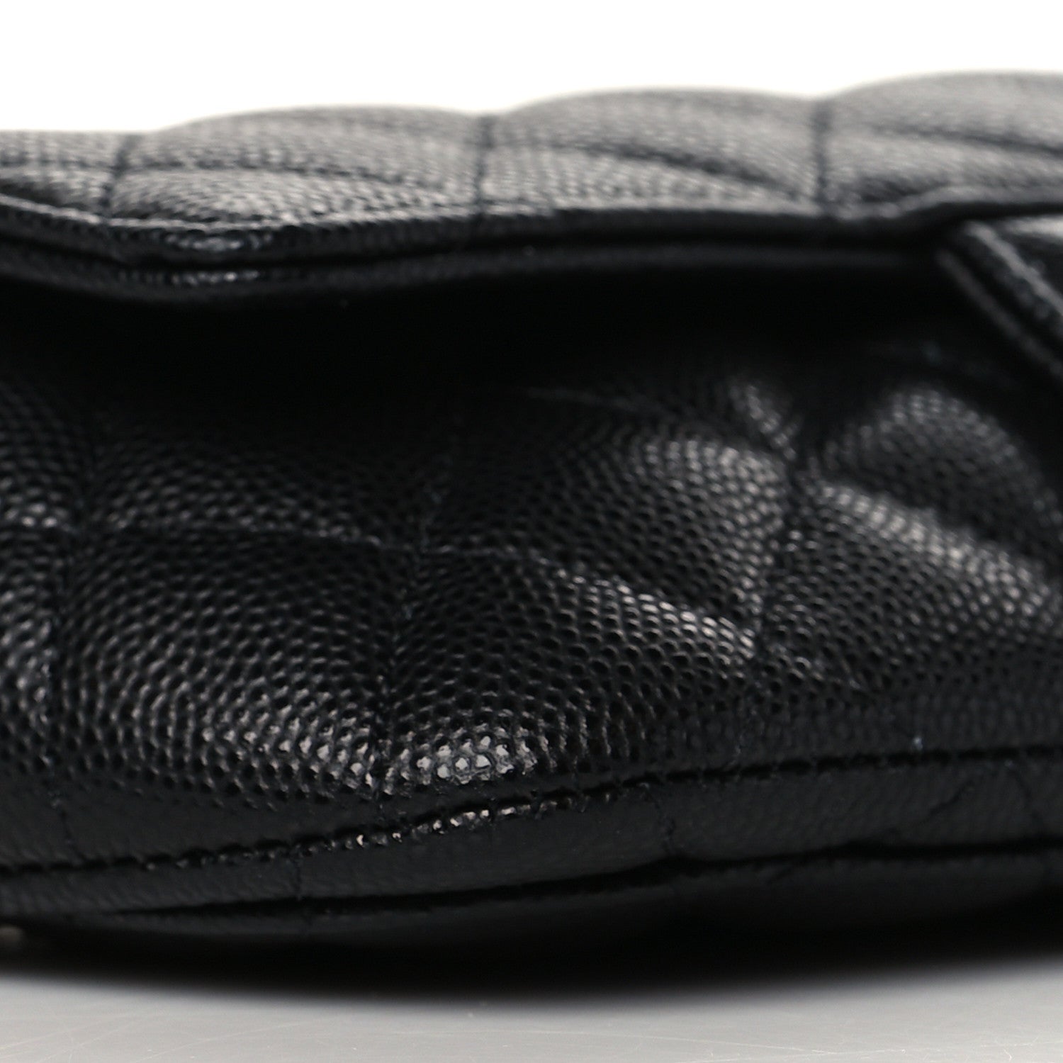 Chanel Caviar Quilted Glasses Case With Chain Black 10 of 12