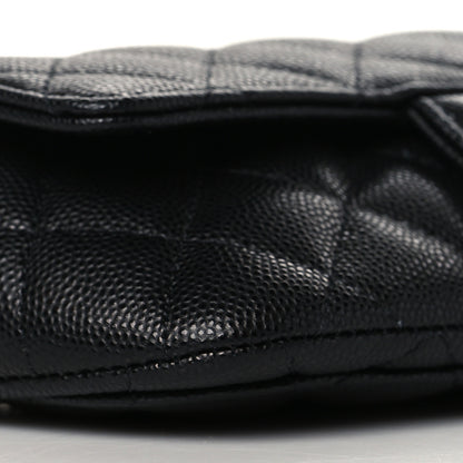 Chanel Caviar Quilted Glasses Case With Chain Black 10 of 12