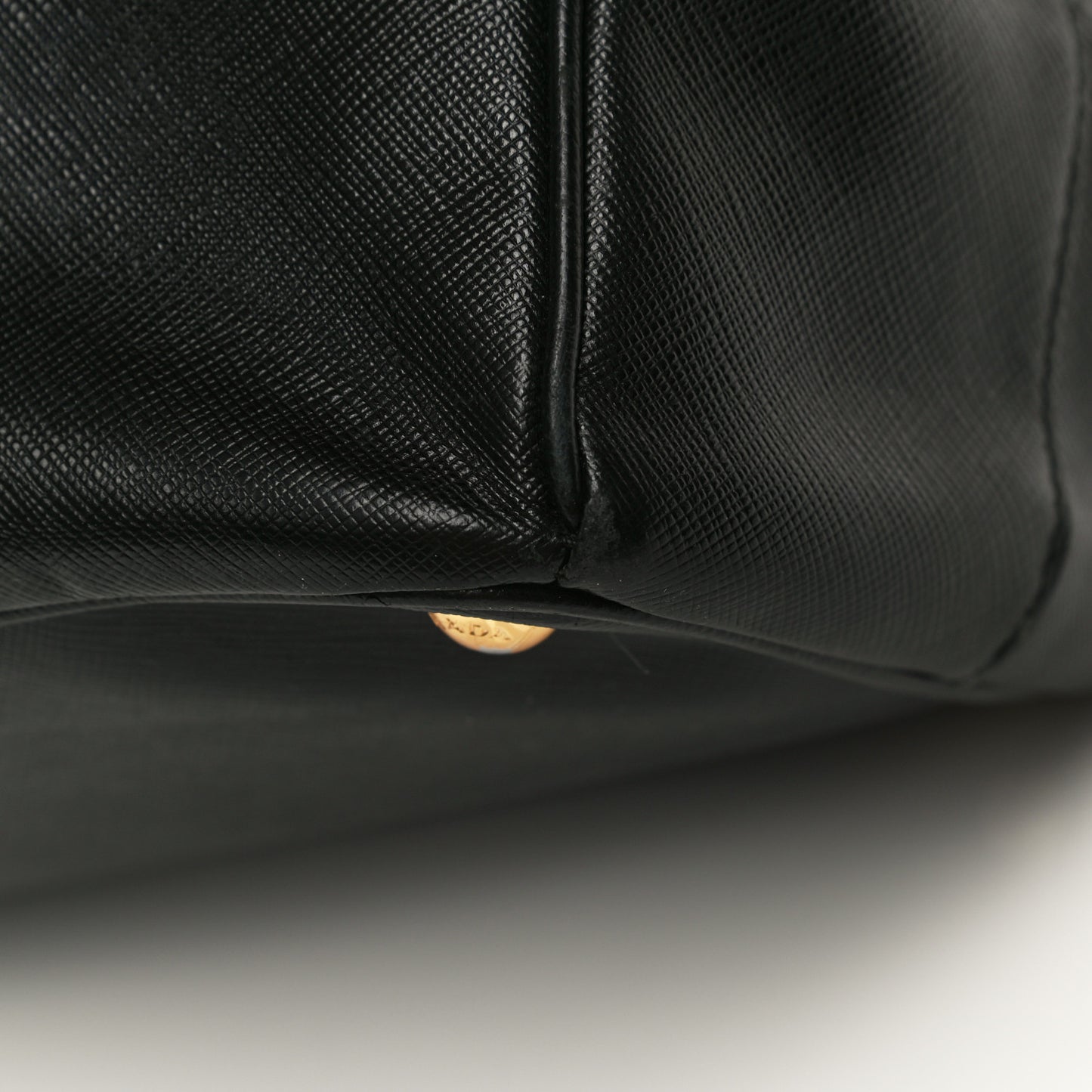 Saffiano Large Galleria Double Zip Tote Black