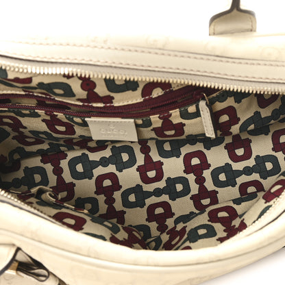 Gucci Guccissima Small Princy Satchel Off White 5 of 10