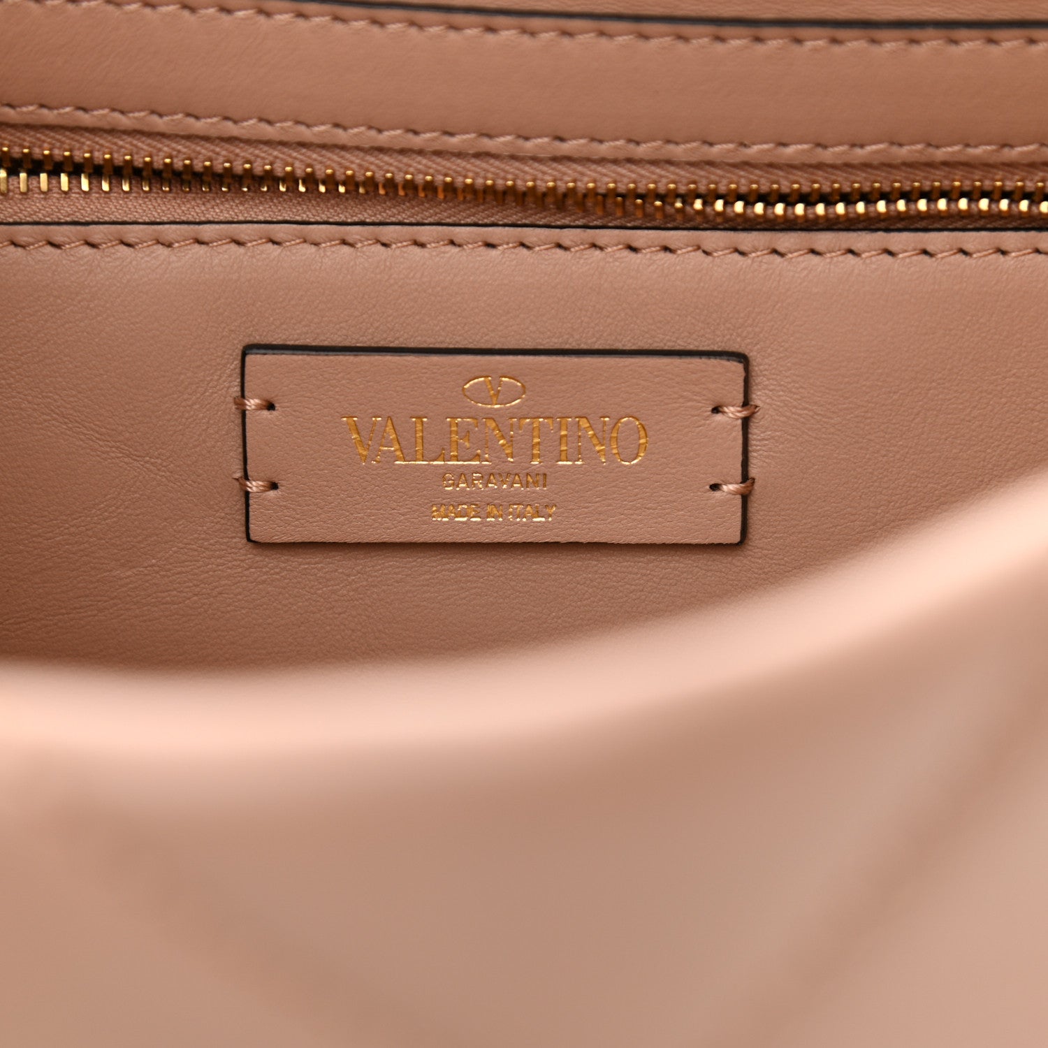 Valentino Garavani Nappa Large Roman Stud Shoulder Bag Rose Cannelle 6 of 11