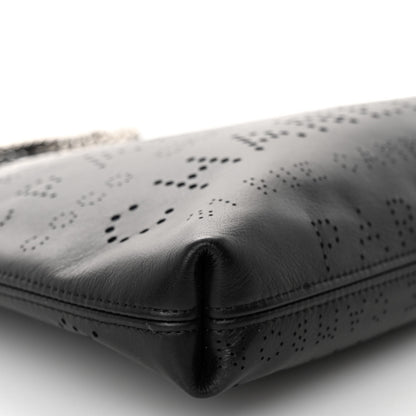Chanel Calfskin Eyelets Clutch Black 9 of 10