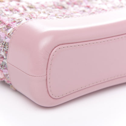 Chanel Tweed Calfskin Small Gabrielle Hobo Light Pink 8 of 10